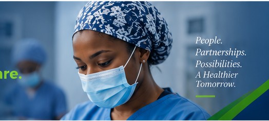 Healthcare professional in a clinical environment